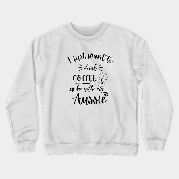 i just want to drink coffee Crewneck Sweatshirt by Salizza